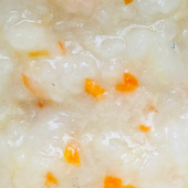 鮮蔬吻仔魚粥 顆粒示意圖